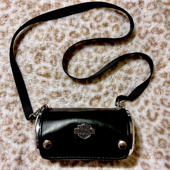 Harley-Davidson Handbags - Harley Davidson Crossbody Cannister Bag RARE